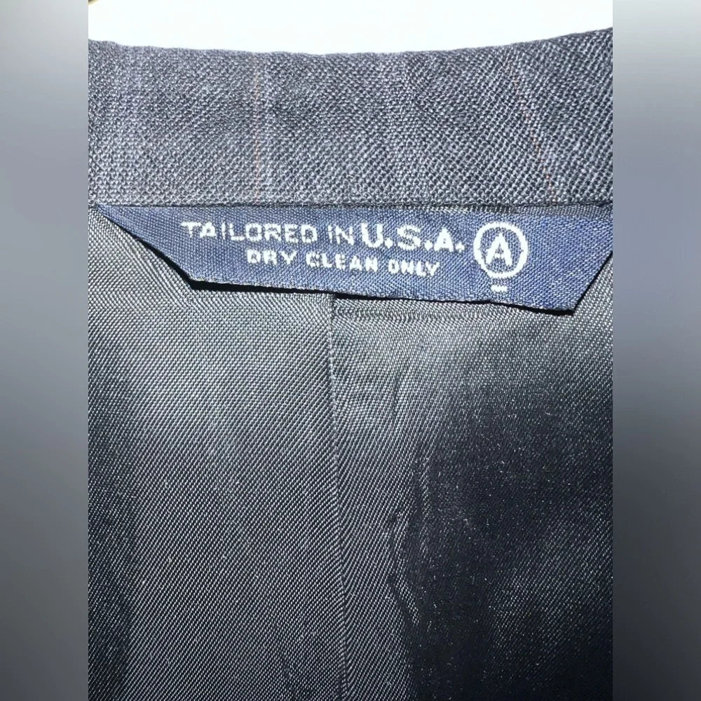 Men's Palm Beach Exclusively for Hajjar's Big & Tall Dark Gray Suit